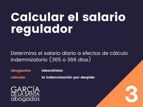 como calcular la indemnización por despido - el salario regulador el salario regulador