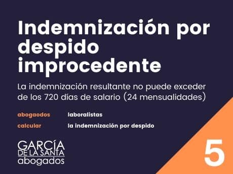 calculo del despido improcedente
