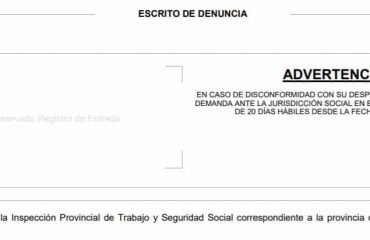 denuncia inspección de trabajo
